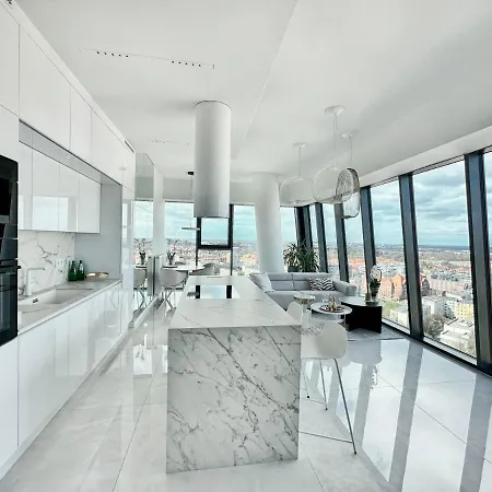 White Sky 20 Hanza Tower- Free Parking شقة *