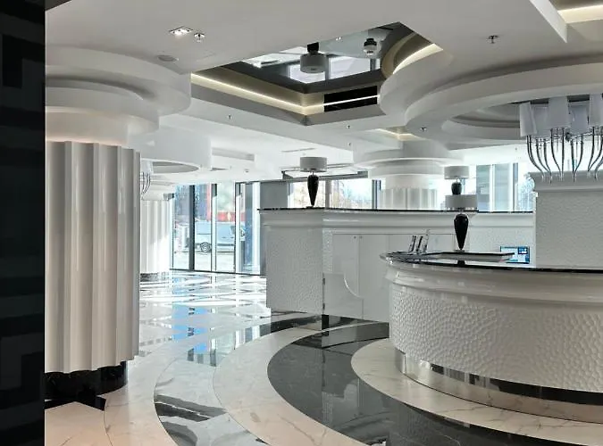 アパート White Sky 20 Hanza Tower- Free Parking シュチェチン